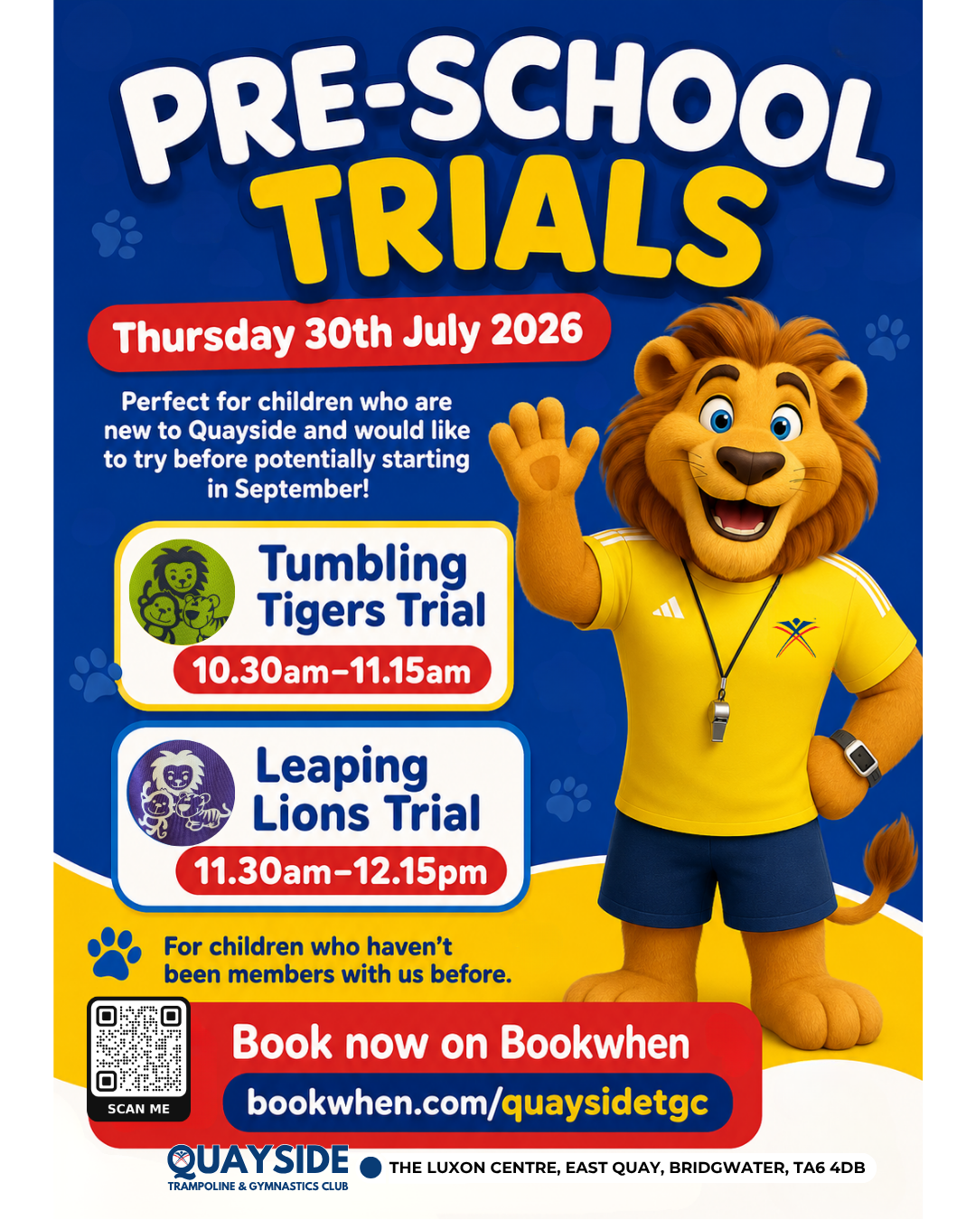 Pre-School Trials poster