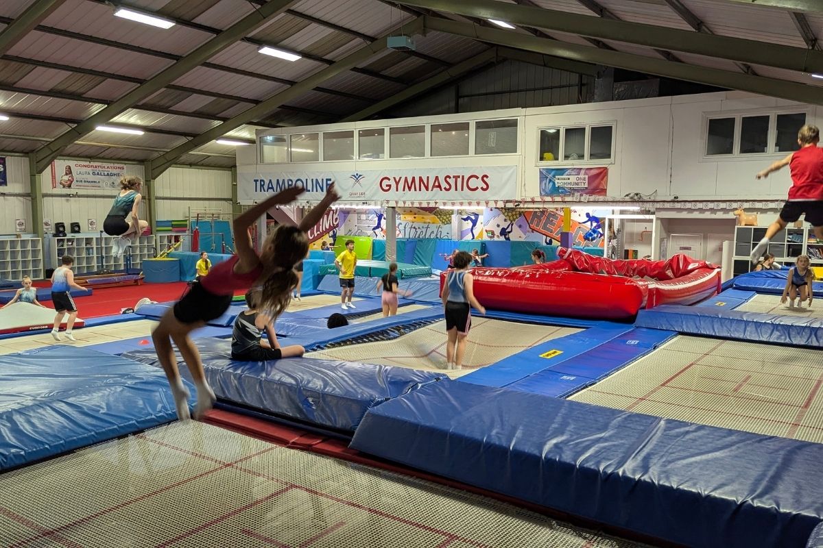 Trampolining at Quayside
